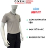 Áo Polo Nam Owen APV262011 Màu Xám Body Fit Cotton Polyester