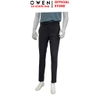 Quần Tây Nam Owen QGT263032 màu xám đậm dáng suông thể thao S-form chất liệu polyester