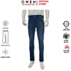 Quần Jean Nam Owen Quần Bò Nam QJR263086 màu xanh dáng suông regular fit chất liệu denim Cotton