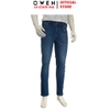 Quần Jean Nam Owen Quần Bò Nam QJR263086 màu xanh dáng suông regular fit chất liệu denim Cotton