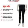 Quần Jean Nam Owen Quần Bò Nam QJR263088 màu đen dáng suông regular fit chất liệu denim cotton