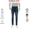 Quần Jean Nam Owen Quần Bò Nam QJR263091 màu xanh đậm dáng suông regular fit chất liệu cotton spandex