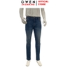 Quần Jean Nam Owen Quần Bò Nam QJR263091 màu xanh đậm dáng suông regular fit chất liệu cotton spandex