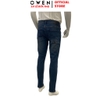 Quần Jean Nam Owen Quần Bò Nam QJR263091 màu xanh đậm dáng suông regular fit chất liệu cotton spandex