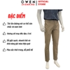 Quần kaki nam Owen QKR261005 màu nâu dáng suông regular fit chất liệu cotton spandex