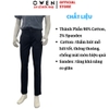 Quần kaki nam Owen QKR261011 màu xanh tím than dáng suông regular fit chất liệu rayon polyester rycra