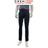 Quần kaki nam Owen QKR261011 màu xanh tím than dáng suông regular fit chất liệu rayon polyester rycra