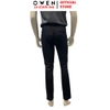 Quần kaki nam Owen QKR261011 màu xanh tím than dáng suông regular fit chất liệu rayon polyester rycra