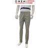 Quần kaki nam Owen QKS261002 màu rêu Dáng Slim Fit chất liệu cotton spandex