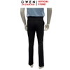 Quần Tây Nam Owen QRT263046 màu đen dáng suông regular fit cạp tăng đơ chất liệu nano