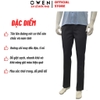 Quần Tây Nam Owen QRT263060 màu xám đậm dáng suông regular fit cạp tăng đơ chất liệu nano