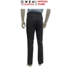 Quần Tây Nam Owen QRT263060 màu xám đậm dáng suông regular fit cạp tăng đơ chất liệu nano