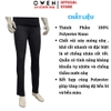 Quần Tây Nam Owen QS263047 màu đen dáng ôm slim fit chất liệu nano
