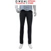 Quần Tây Nam Owen QS263052 màu xám đậm dáng ôm slim fit chất liệu nano