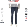 Quần Tây Nam Owen QST263044 màu xanh đậm dáng ôm slim fit cạp tăng đơ chất liệu nano