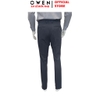 Quần Tây Nam Owen QST263044 màu xanh đậm dáng ôm slim fit cạp tăng đơ chất liệu nano