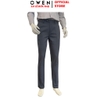 Quần Tây Nam Owen QST263044 màu xanh đậm dáng ôm slim fit cạp tăng đơ chất liệu nano