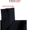 Quần Tây Nam Owen QST263044 màu xanh đậm dáng ôm slim fit cạp tăng đơ chất liệu nano