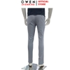 Quần Tây Nam Owen QST263062 màu xám nhạt dáng ôm slim fit cạp tăng đơ chất liệu nano