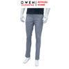 Quần Tây Nam Owen QST263062 màu xám nhạt dáng ôm slim fit cạp tăng đơ chất liệu nano