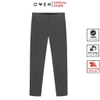 Quần tây Nam Owen QG252414 màu xám dáng suông thể thao S-form chất liệu Conjugated polyester