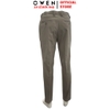 Quần tây Nam Owen QG252538 màu xám dáng suông S - fom chất liệu polyester