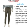 Quần tây Nam Owen QG257110 màu xám dáng S-Form thể thao chất liệu polyester