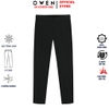 Quần tây Nam Owen QG257114 màu đen dáng suông thể thao S-Form chất liệu polyester