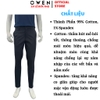 Quần tây Nam Owen QG257114 màu đen dáng suông thể thao S-Form chất liệu polyester