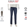Quần Tây Nam Owen QR263057 Xanh Đậm Regular Fit Polyester Nano