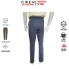 Quần Tây Nam Owen QR263057 Xanh Đậm Regular Fit Polyester Nano