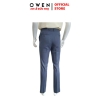 Quần Tây Nam Owen QR263057 Xanh Đậm Regular Fit Polyester Nano
