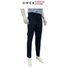 Quần tây Nam Owen QRT252564 màu xanh navy dáng suông regular fit cạp tăng đơ Chất liệu Conjugated polyester