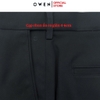 Quần tây Nam Owen QRT252564 màu xanh navy dáng suông regular fit cạp tăng đơ Chất liệu Conjugated polyester