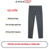 Quần tây Nam Owen QS257093 màu xám dáng ôm slim fit Chất liệu Polyester Rayon