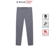 Quần tây Nam Owen QST252436 màu xám nhạt dáng ôm slim fit cạp tăng đơ chất liệu nano