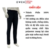 Quần tây Nam Owen QST252474R2 màu xanh tím than dáng ôm silm fit cạp tăng đơ chất liệu Nano