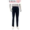 Quần Tây Nam Owen QST262075 Xanh Tím Than Kẻ Slim Fit Cạp Tăng Đơ chất liệu poly rayon spandex