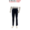 Quần Tây Nam Owen QST262077 Đen Kẻ Slim Fit Cạp Tăng Đơ