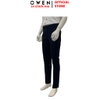 Quần Tây Nam Owen QST262077 Đen Kẻ Slim Fit Cạp Tăng Đơ