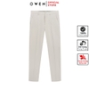 Quần tây Nam Owen QTJ252412 màu be dáng J-form chất liệu Polyester