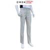 Quần tây Nam Owen QTJ252413 màu xám nhạt dáng suông J-form chất liệu Smart polyester