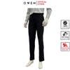 Quần tây Nam Owen QTJ257125 màu đen dáng suông J-Form chất liệu polyester