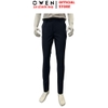 Quần tây Nam Owen QST252482 màu xanh tím than dáng ôm slim fit cạp tăng đơ chất liệu polyester spandex
