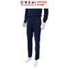 Quần Tây Nam Owen QTJ262505_NA – Xanh Tím Than J-Form Cạp Thường chất liệu poly