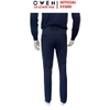 Quần Tây Nam Owen QTJ262505_NA – Xanh Tím Than J-Form Cạp Thường chất liệu poly