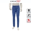 Quần Tây Nam Owen QV231686 Màu xanh melange dáng slim fit cạp tăng đơ Chất Liệu Polyester