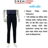 Quần tây Nam Owen QRT257150 màu xanh tím than dáng suông regular fit cạp tăng đơ chất liệu polyester