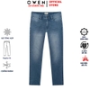 Quần Jean Nam Owen Quần Bò Nam QJR258016 màu xanh nhạt dáng suông regular fit chất liệu denim cotton