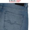 Quần Jean Nam Owen Quần Bò Nam QJR258016 màu xanh nhạt dáng suông regular fit chất liệu denim cotton